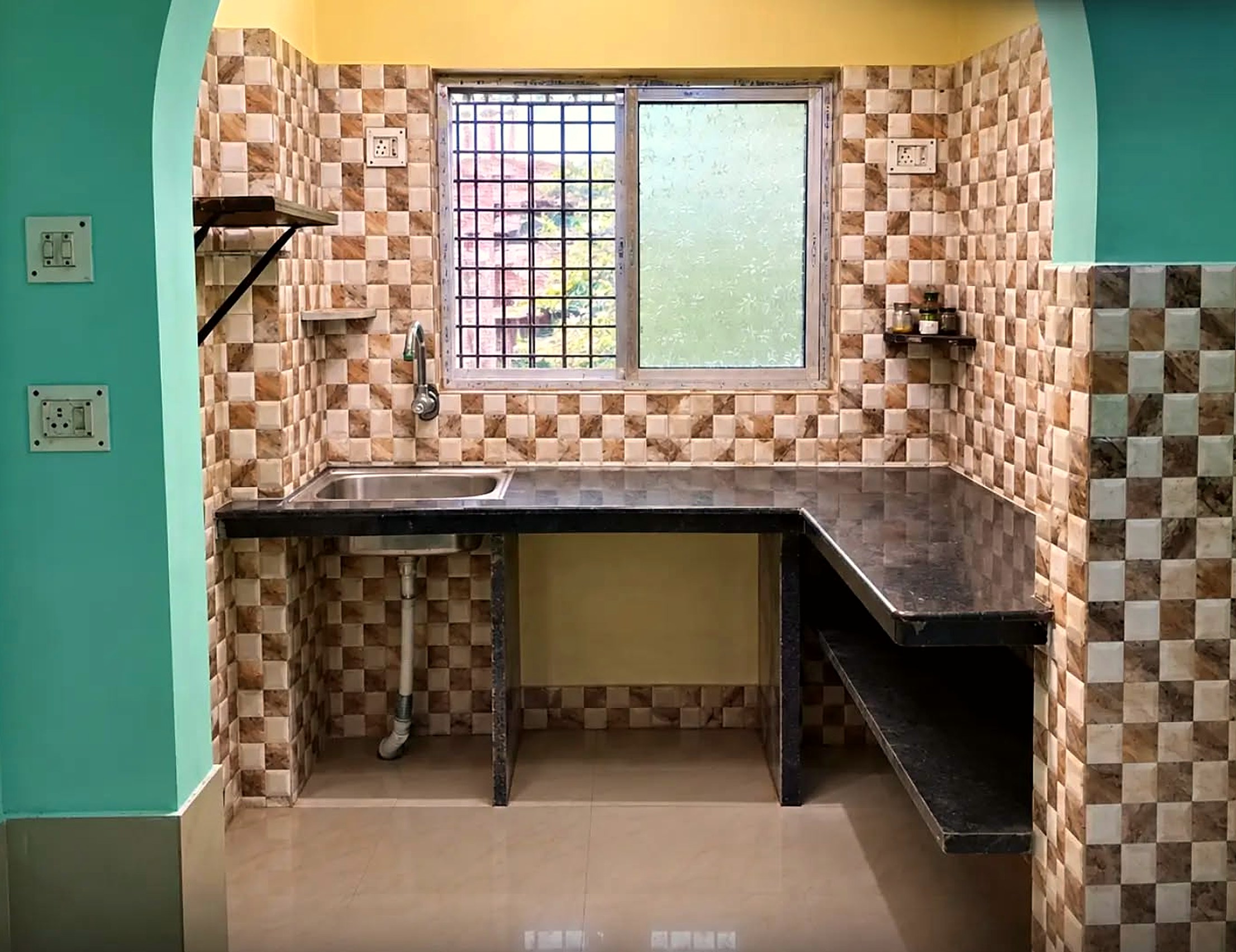 Kitchen of the Talbagan 2 BHK